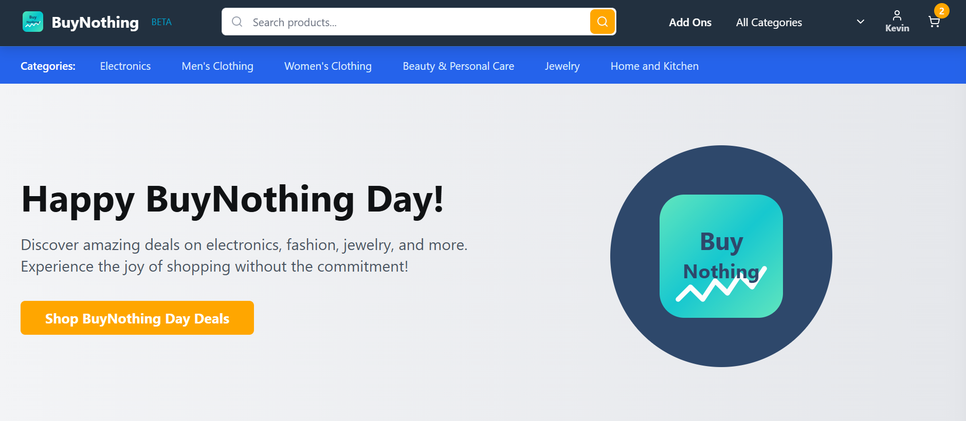 BuyNothing App Interface